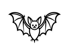 a bat flying in the air with its wings spread out and it's eyes open