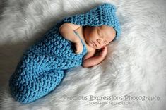 Sky Blue Newborn Hooded Cocoon - Beautiful Photo Props Swaddle Sack, Baby Detergent, Expressions Photography, Baby Cocoon, Baby Props, Newborn Posing, Double Helix, Springfield Mo, Newborn Props