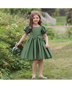 Get 10% off now! Buy green satin aline girls short formal dress with bubble sleeves at cheap price online. Free stable shipping and pro custom service since 2009. Spring Green Princess Dress With Short Sleeves, Green Fitted Princess Dress With Short Sleeves, Elegant Fitted Green Princess Dress, Solid Color Short Sleeve Princess Dress For Party, Green Short Sleeve Princess Dress For Party, Short Sleeve Princess Dress For Party, Princess Dress With Short Sleeves For Party, Spring Green Fitted Princess Dress, Elegant Green Princess Dress For Spring