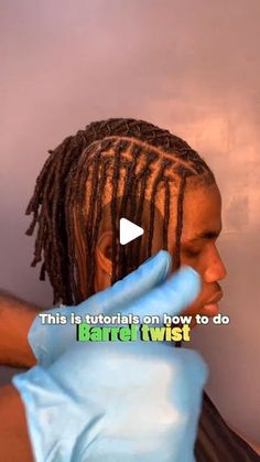 Mens Dreadlock Styles Barrel Twist, Men Loc Hairstyles Dreads, Barrel Twist Space Buns Locs, Boys Loc Styles With Fade, Beginner Locs Men, Mohawk Locs Men, Barrel Twists Short Locs, How To Twist Locs, High Top Barrel Twists