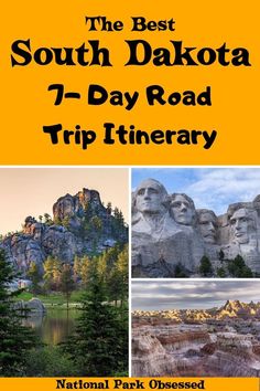 the best south dakota 7 - day road trip itinerary from national park obesed