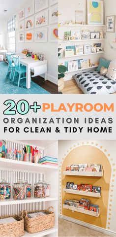 playroom organization ideas for clean and tidy homes