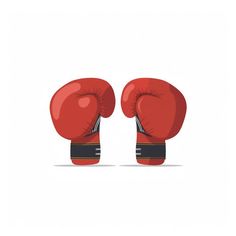 Boxing Gloves Clipart in Minimalist Art Style Artwork: Vector, PNG, 4K Blog Banner, Spark Creativity, Youtube Thumbnail, Vector Png, Magazine Layout, Creative Industries, Ui Ux Design