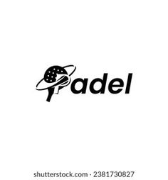 the logo for an electronic company called adel, which is designed in black and white