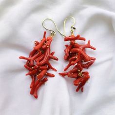 Product Detail  Stone Name :---------------------> Italian coral  Product Type :---------------------> Smooth  Shape :-------------------------------> Stick Shape  Quantity :-----------------------------> 1 Earrings Coral Reef Earrings, Unique Wedding Earrings, Red Coral Earrings, Branch Earrings, Stick Earrings, Coral Earrings, Coral Jewelry, Wedding Jewelry Earrings, Cluster Earrings