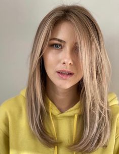 Blowout for Long Fine Hair Haircuts For Fine Hair To Look Thicker, Straight Hair Blowout Long Hairstyles, Medium Length Haircut With Soft Layers, Long Fine Hair Hairstyles Straight, Haircut To Thicken Hair, Long Fine Haircuts With Layers, Mid Length Hair With Layers For Straight Hair, Haircuts Straight Hair Side Part, Long Hairstyle For Thinning Hair