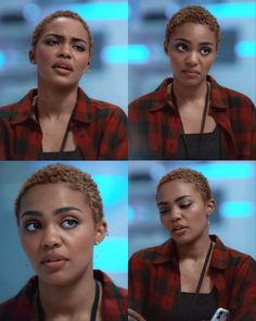 China Anne Mcclain Braids, China Mcclain Short Hair, Jennifer Pierce Black Lightning, Jennifer Pierce, Short 4c Hair, Big Chop Natural Hair, Natural Hair Haircuts, Short Dyed Hair, Short Hair Designs