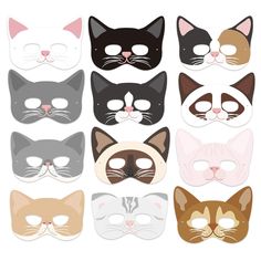 PRICES MAY VARY. Widely Applied: The cat face cover with lovely appearances can be applied for many fun occasions, such as cat themed costume parties, cat birthday parties, Christmas parties, Halloween parties, graduation parties, anniversaries or as photo booth props. Adorable Cat Design: These cat birthday party supplies come in 12 different styles of cat faces, which can provide you a wide choice to meet your preference and enhance the party atmosphere. The strings have a metal bar at the end Cat Birthday Party For Kids, Cat Party Decorations, Cat Masks, Cat Themed Birthday Party, Cat Faces, Cat Birthday Party, Kids Dress Up, Graduation Parties, Costume Parties