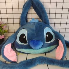 Cute New Lilo And Stitch Bag ,Stitch Face Bag . Soft Plushie Kind Bag. Cute Blue Backpack Bag, Playful Blue Shoulder Bag For School, Playful Blue Pouch Bags, Fun Blue School Bag, Fun Blue School Bags, Cute Blue Pouch Bag, Cute Blue Pouch Shoulder Bag, Playful Blue Bags For Playtime, Fun Blue Tote Bag