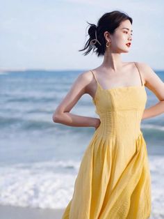 Senior sense, backless dress, tour beach dress,spaghetti strap maxi dress,fresh yellow dressColor:as pictureMaterial:blendedFeatures:backless,fresh,maxiSize(CM):S,M,L 1inch =2.54cmS: Bust 80 waist 62 length 116M: Bust 84 waist 66 length 117&ltp&gtL: Bust 88 waist 70 length 128</p>&ltbr/>&ltp&gtNote:Due to different measurement methods,there will be 1-3 error(unite:cm), please understand.</p>&ltbr/> Summer Sundress With Adjustable Straps, Midi Length, Summer Midi Sundress With Adjustable Straps, Summer Midi Dress With Adjustable Straps, Backless Sundress Suspender Dress For Day Out, Summer Midi Dress With Spaghetti Straps For Brunch, Summer Maxi Dress With Adjustable Straps For Brunch, Summer Maxi Dress With Spaghetti Straps For Brunch, Backless Suspender Sundress For Day Out, Summer Brunch Maxi Dress With Adjustable Straps