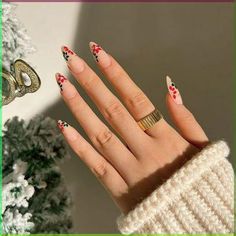 Unghie Nail Art, Black Nail, 2024 Christmas, False Nail, Nail Supply