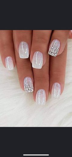 French Pedicure, Valentine Nails, Colorful Nails, Manicure Tips, Her Nails, Wedding Nails Design, Bride Nails, Nail Designs Glitter, Dipped Nails