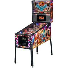 an old fashioned arcade machine sitting on top of a table