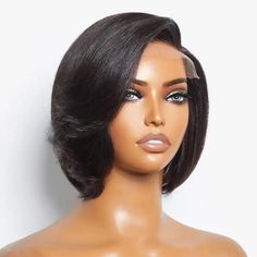 Category:Human Hair Lace Wig; Gender:wigs for black women; Wig Type:Natural Wigs; Occasion:Party  Evening,Vacation,Daily Wear; Age Group:Adults; Color Shade:Black; Density:150%; Origin of Hair Donors:Brazilian Hair; Hair Material:Human Hair; Cap Construction:13x4 Lace Front; Texture:Straight; Length:Short; Features:Pre-Plucked,Glueless,with Baby Hair; Listing Date:01/30/2024; Cap Circumference:; Front to Back:; Nape of Neck:; Side to Side Across Forehead:; Side to Side Over Top:; Temple to Templ Black Pixie Cut, Swept Bangs, Human Hair Color, Cheap Human Hair, Pixie Cut Wig, Best Wigs, Short Pixie Cut, Short Bob Wigs, Lace Hair