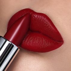 Berry Red Lipstick, Matte Lipstick Colors, 90s Makeup, Smink Inspiration, Moisturizing Lipstick