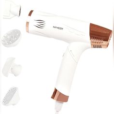 Features & Details Advanced Plasma Technology: The Hair Dryer Uses A Moisture-Balancing Dual Ionic System That Harnesses Both Negative And Positive Ions To Eliminate Static And Frizz Which Results In Truly Smooth And Hydrated Styles. Easy To Carry & Super Low Noise: Nyveer Hair Dryer Compact And Portable, Suitable For Home And Travel. The Noise Of The Ionic Hair Dryer Is Only 59db When Working And Does Not Disturb The Rest Of The Family. Versatile Temperature Settings For Personalized Use: The H Diffuser Hair Dryer, Diffuser Hair, Travel Blow Dryer, Negative And Positive, Hair Dryer Diffuser, Travel Hair Dryer, Hair Diffuser, Hair Protection, Ionic Hair Dryer