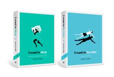 two book covers for i want to sleep and i want to swim