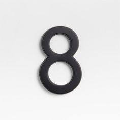 the number 8 is shown in black on a white background