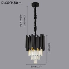 YLK Mini Premiere - Modern black crystal chandelier - Warmly Lights Modern Black Chandeliers, Luxury Kitchen Island, Black Crystal Chandelier, Pendant Light Styles, Crystal Pendant Lighting, Hanging Chandelier, Ceiling Hanging, Hanging Ceiling Lights, Black Pendant Light