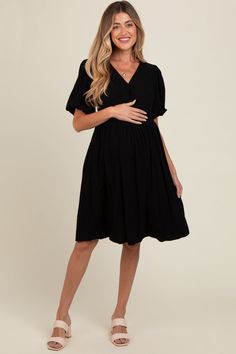 Details Content + Care 70% Rayon, 30% LinenImport Size + Fit Product Code: 100784Model Stats: Height: 5'8"Bust: 32"Hips: 31"Wearing Size: Small Black Linen, Maternity Dress, Maternity Dresses, Maternity Clothes, Blush Pink, Apparel Accessories, Puff Sleeve, Dress Outfits, Outfit Accessories