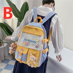 Lovely Bear Students Backpack PN5002 ●Size:42*31*14 cm ●Material :nylon (Please allow 1-3cm differs due to manual measurement.As different computers display colors differently,the color of the actual may vary slightly from the above images.Thanks for your understanding.) ●About Shipping: We attach great importance to the orders of each customer and parcel delivery. 1.Processing time: 2-3 business days. 2.Shipping time: 10-15 business days to US, please allow 3-4 weeks shipping to other country.(Shipping times can be affected by variable customs clearance times or public holidays.) Parcel Delivery, Student Backpacks, Customs Clearance, Fashion Backpack, Diaper Bag, Backpacks, Holidays, Color