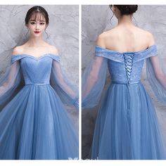 Chic / Beautiful Ocean Blue See-through Bridesmaid Dresses 2018 A-Line / Princess Long Sleeve Appliques Lace Floor-Length / Long Ruffle Backless Wedding Party Dresses Vestidos Medieval, Degree Party, Bridesmaid Dresses 2017, Tile Dress, Sky Blue Bridesmaid Dresses, Belle Cosplay, Bridesmaid Dresses 2018, Grey Bridesmaid Dresses, Pakistani Fashion Party Wear