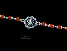 Metal-925 sterling silver. Item type-Rakhi Bracelet. Length-6 inches.to 9 inches (select you size from option ) Weight-6.200 grams.(weight will be vary as per length) Center piece size-1.8cm beads size-3 to 5 mm approx. Stamped-925. Thank You and Happy Shopping! Adjustable Sterling Silver Bracelets For Diwali, Adjustable Silver Bracelets For Diwali, Silver Bracelet For Puja And Festivals, Adjustable Silver Jewelry For Puja, Spiritual Silver Bracelets For Diwali, Traditional Silver Bracelets For Puja, Traditional Silver Bracelets For Diwali, Traditional Silver Bracelet For Diwali, Ceremonial Temple Jewelry Bracelet In Sterling Silver