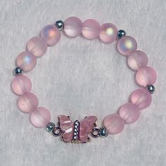 Adjustable Pink Charm Bracelet With 8mm Beads, Adjustable Pink Rosary Bracelet With 8mm Beads, Spiritual Pink Adjustable Stretch Bracelet, Spiritual Adjustable Pink Stretch Bracelet, Pink Hypoallergenic Beaded Bracelets, Spiritual Pink Beaded Hypoallergenic Bracelets, Adjustable Hypoallergenic Pink Beaded Bracelets, Adjustable Pink Hand-strung Charm Bracelet, Pink Adjustable Hand-strung Charm Bracelet