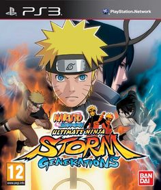 the cover art for naruta ultimate ninja storm generations