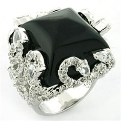 Description Customizing elegance at its best, you will love this brass ring. Embellished with the jet black synthetic onyx, this dainty ornament will perfectly complement your stylish outfits. It will make a lovely birthday gift, engagement ring, and much more. This attractive accessory will be a priceless asset to your jewelry collection. Product Features: Rhodium plated ring for women Black jet colored onyx synthetic stone Stone shape: square Band style: traditional Ring size: women's 8 Weight (approx): 14.27 (g) Material(s): brass/synthetic onyx Product Specifications Weight Width Height Depth 0.03 LBS 3.00" 3.00" 3.00" Warning: CHOKING HAZARD-Small Parts Adult Supervision Required. Mens Gold Band, Traditional Ring, Jet Stone, In Icon, Cheap Engagement Rings, Swarovski Crystal Rings, Simulated Diamond Rings, Luxe Jewelry, Mens Gold Rings