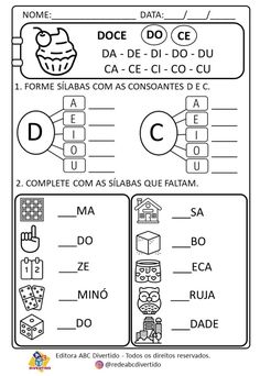 spanish worksheet for kids with pictures and words to color on the page, which includes