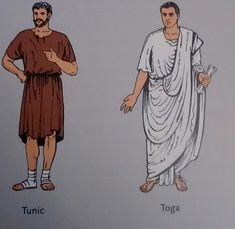 an image of two men in ancient greek clothing and one man with a beard wearing sandals