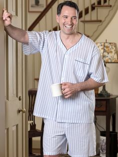 Summer Pjs, Short Pajamas, Mens Nightwear, Vermont Country Store, Sleepwear Fashion, Best Pajamas, How To Look Handsome, Country Store, Lingerie Outfits