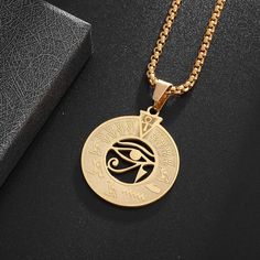 Description: Welcome to our collection of spiritual amulets inspired by the ancient mysticism of Egypt. Our Ancient Egypt Protection Necklace features the powerful Eye of Horus Evil Eye Pendant, crafted with meticulous detail and reverence for tradition. Made from high-quality stainless steel, this pendant serves as a symbol of protection, warding off negative energies and bringing balance and harmony to its wearer. The Eye of Horus, also known as the Udjat, has been revered for centuries as a talisman of spiritual enlightenment and divine protection. Suitable for both men and women, this necklace embodies timeless elegance and spiritual significance. Whether worn as a daily reminder of inner strength or as a statement piece for special occasions, it exudes a sense of ancient wisdom and my Stainless Necklace, Protection Pendant, Eye Of Horus Necklace, Evil Eye Symbol, Ancient Egyptian Jewelry, Sea Turtle Bracelet, Fish Hook Bracelet, Jewellery Business, Whale Necklace