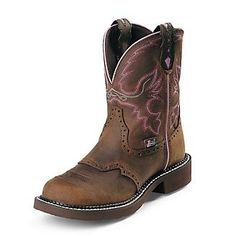 Justin Ladies Gypsy 8in Boots - Horse.com Justin Cowboy Boots, Justin Boots Womens, Round Toe Boots, Steel Toe Boots, Steel Toe Work Boots, Work Boots Men, Justin Boots, Boots High, Rounded Toe Boots