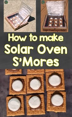 how to make solar oven s'mores