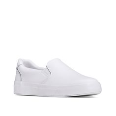 Keds-Pursuit Slip-On Sneaker Diversify your wardrobe with the Pursuit slip-on sneaker from Keds. This leather pair sports a classic design that's sure to pair well with a number of fave fits. White Low-top Slip-ons For Sports, White Synthetic Slip-ons With Perforated Toe Box, White Slip-ons With Perforated Toe Box, White Classic Slip-on Sneakers With Round Toe, Sporty White Slip-ons For Sports, Classic Low-top Slip-ons With Slip-resistant, White Sporty Slip-ons For Spring, White Synthetic Slip-ons For Sports, Sporty White Slip-ons For Spring