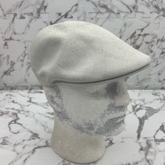 Material: 70% Polyster 30% Modacrylic Classic White Hat For Outdoor, White Fitted Casual Hat, White Flat Cap Hat One Size Fits Most, White Lightweight Hat With Curved Brim, White Lightweight Hat For Outdoor, Lightweight White Hat For Outdoor, White Short Brim Hat For Outdoor, White Casual Flat Cap, Casual White Lightweight Hat