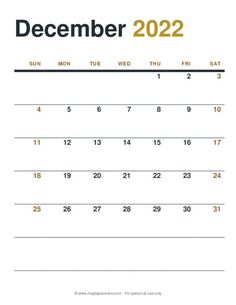 a calendar with the word january in gold and black on it, sitting next to a white background