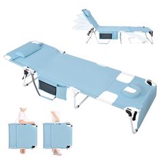 an image of a hospital bed with wheels attached to the back and side rails on both sides