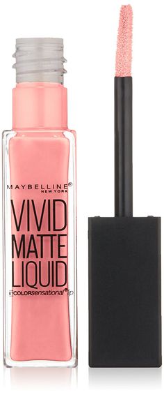 Liquid Lipstick Maybelline Vivid Matte Liquid, Nude Lipstick Shades, Maybelline Cosmetics, Lipstick Nude, Maybelline Lipstick, Maybelline Color Sensational, Maybelline Makeup, Liquid Lip Color, Perfect Lips