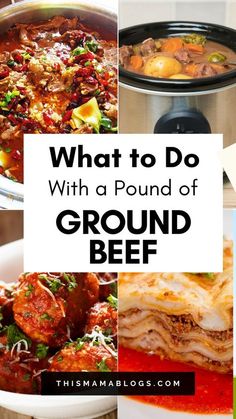 what to do with a pound of ground beef