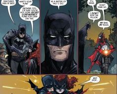 batman and robin wayne are in the same comic strip, one is talking to each other