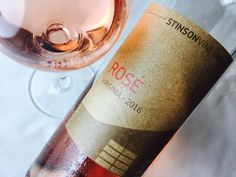 2016 Stinson Vineyards Rosé Virginia Ornellaia Wine, Spier Wine, Lanzerac Wine Estate, Robert Mondavi Winery, Domaine Carneros Winery, Rosé Wine Bottle, Wine Recipes, Rose Wine, Houston