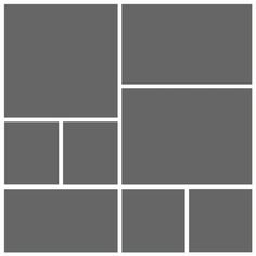 the gray squares are arranged in rows