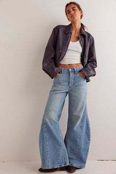 We The Free Eden High Slouchy Jeans Wide Leg Jeans Outfit, Slouchy Jeans, Boho Clothing, Jean Outfits, Wide Leg Jeans, Boho Outfits, Eden, Wide Leg, Clothes