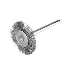 a wire wheel brush on a white background