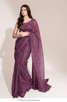 Bollywood Replica SareeBollywood model swarovski wine georgette sareeSaree in soft georgette with swarovski work all over and the blouse in georgette swarovski work 1 mtrs as unstitch material Buy this Saree at Kollybollyethnics and make your occasion very special !!. With Express Free Shipping and Custom Stitching, Shop Bollywood model swarovski wine georgette saree at kollybollyethnics from India with free worldwide shipping. Purple Embellished Pre-draped Saree, Embellished Purple Pre-draped Saree, Purple Embellished Georgette Pre-draped Saree, Pre-draped Purple Saree With Mirror Work, Semi-stitched Purple Pre-draped Saree With Mirror Work, Purple Georgette Pre-draped Saree For Evening, Purple Georgette Saree With Unstitched Blouse, Reception Saree With Purple Mirror Work, Purple Chinon Saree