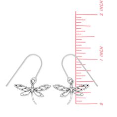 Made with genuine 925 Sterling Silver Nickel-free and lead-free Hypoallergenic and antimicrobial Boma 925 hallmark is located on the inner side of the ear wire Code: EDA 2719 Dimensions: approx. 1/8" depth x 3/4" width x 1" height The dragonfly's significance is deeply rooted in its ability to inspire and uplift, bringing happiness, peace, and inner beauty to the wearer. These earrings are a thoughtful gift for a loved one or a cherished self-purchase, celebrating the only constant in life: chan Jewelry Recycled, Dangle Earrings Silver, Circular Fashion, Sustainable Jewelry, Inner Beauty, Bring Happiness, Silver Earrings Dangle, Ear Wire, Earrings Silver