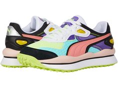 PUMA Street Rider Bizerk | 6pm Multicolor Puma Sneakers For Jogging, Functional Puma Running Shoes With Synthetic Material, High-top Puma Sneakers For Outdoor, Functional Puma Sneakers With Logo, Puma Kosmo Rider, Puma Sneakers, Branded Bags, Saucony Sneaker, Top Trends